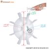 پروانه خنک کننده الکتروموتور دوربزرگ سایز 52